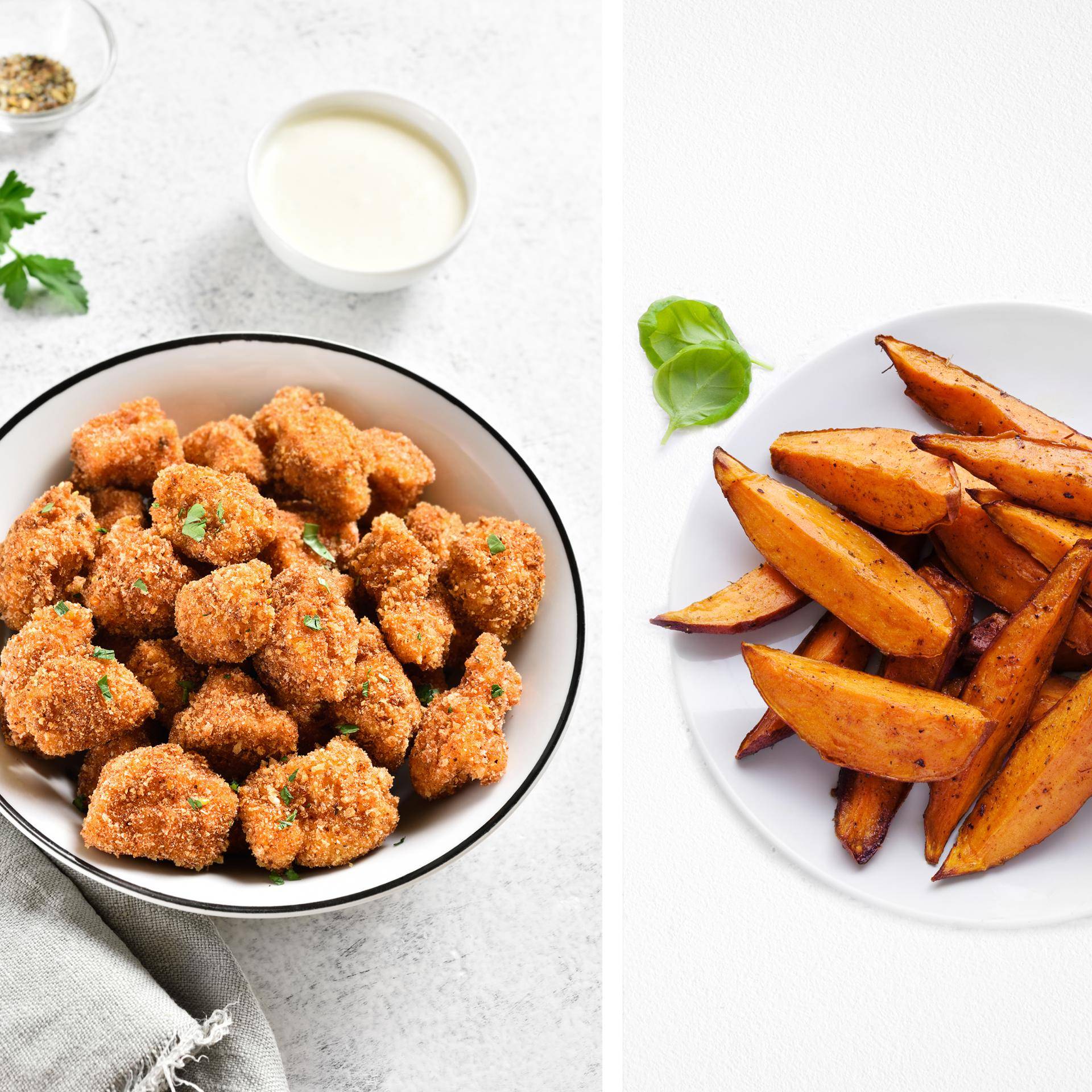 Pollo cajún con boniato - Receta Dual EasyFry&Grill | Moulinex