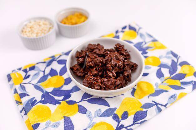 Roquitas de chocolate, arándanos y cereales - Receta Click&Cook | Moulinex