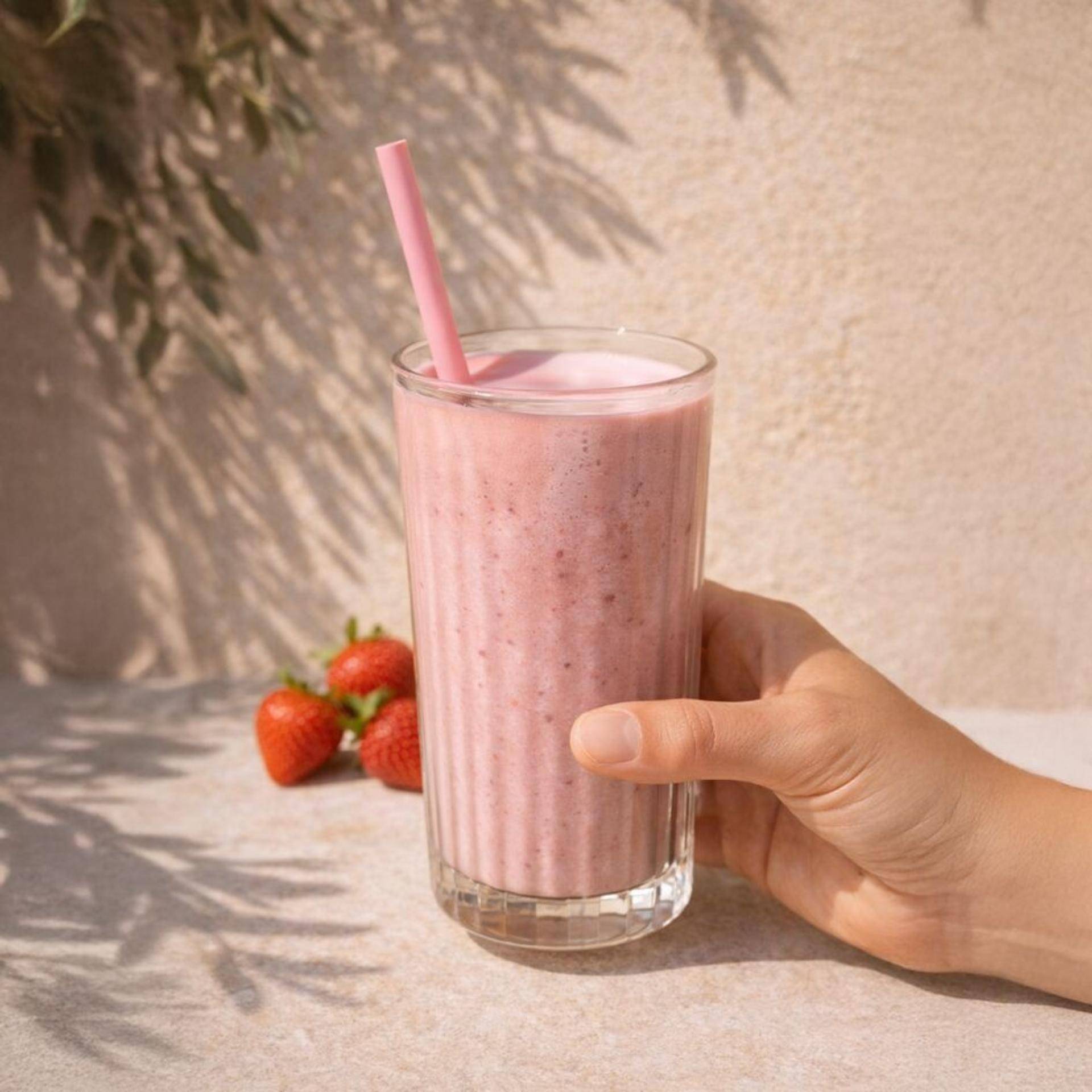 Batido de fresa - Receta Freezi | Moulinex