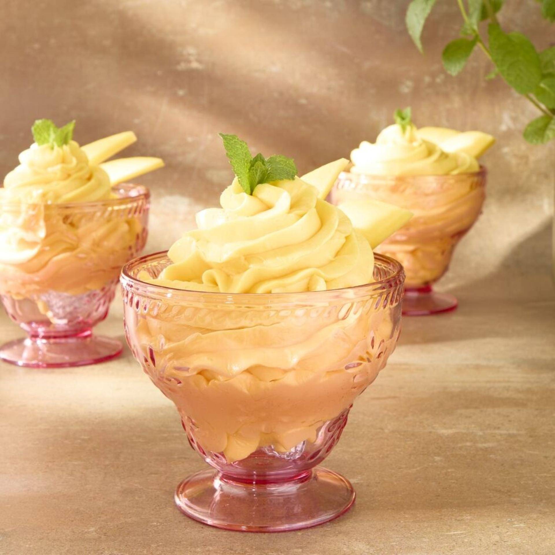 Yogur helado de mango alto en proteínas - Receta Freezi | Moulinex
