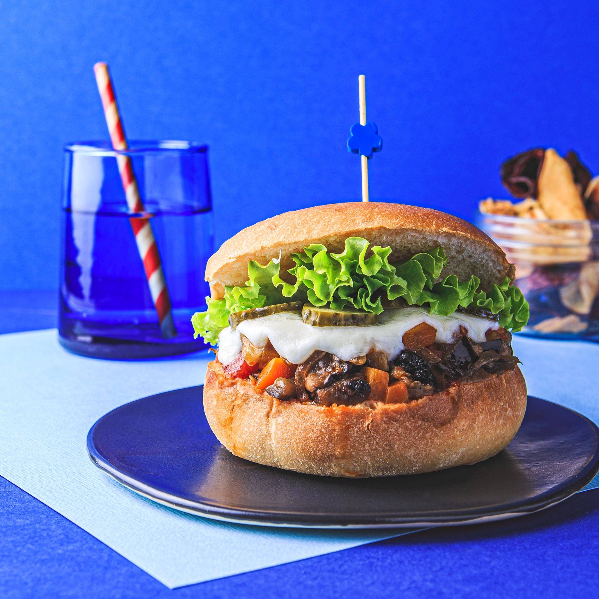 Cheeseburger de verduras - Receta Cookeo | Moulinex