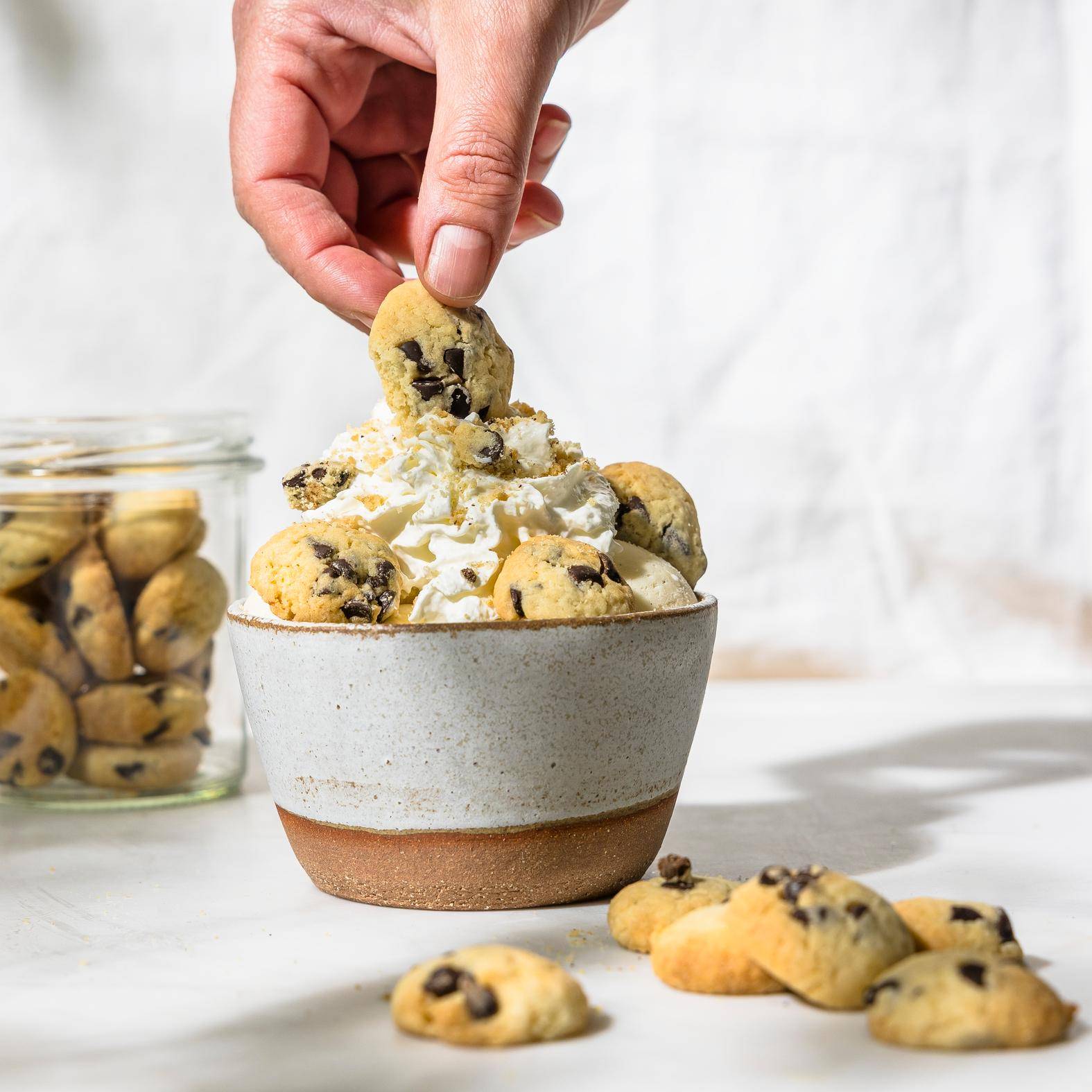 Mini cookies chocolate (cobertura de helado) - Receta Easy Fry Max | Moulinex