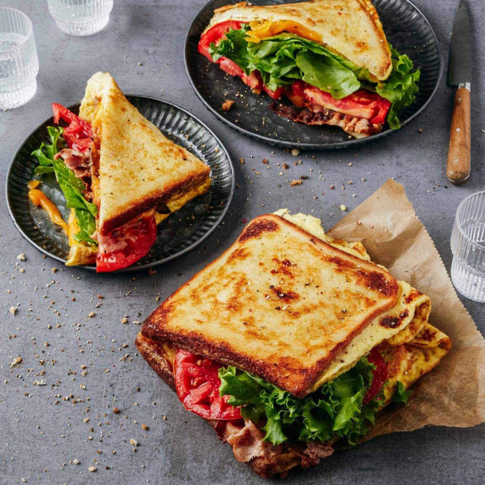Sándwich de huevo - Receta OptiGrill 2in1 | Moulinex