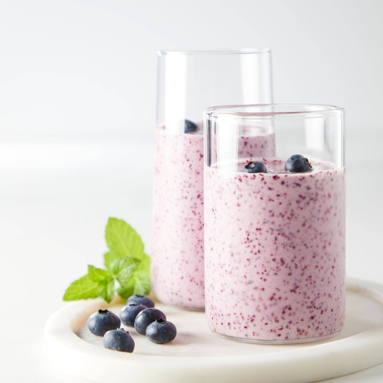 Batido de yogur y arándanos - Receta Perfectmix Cook | Moulinex