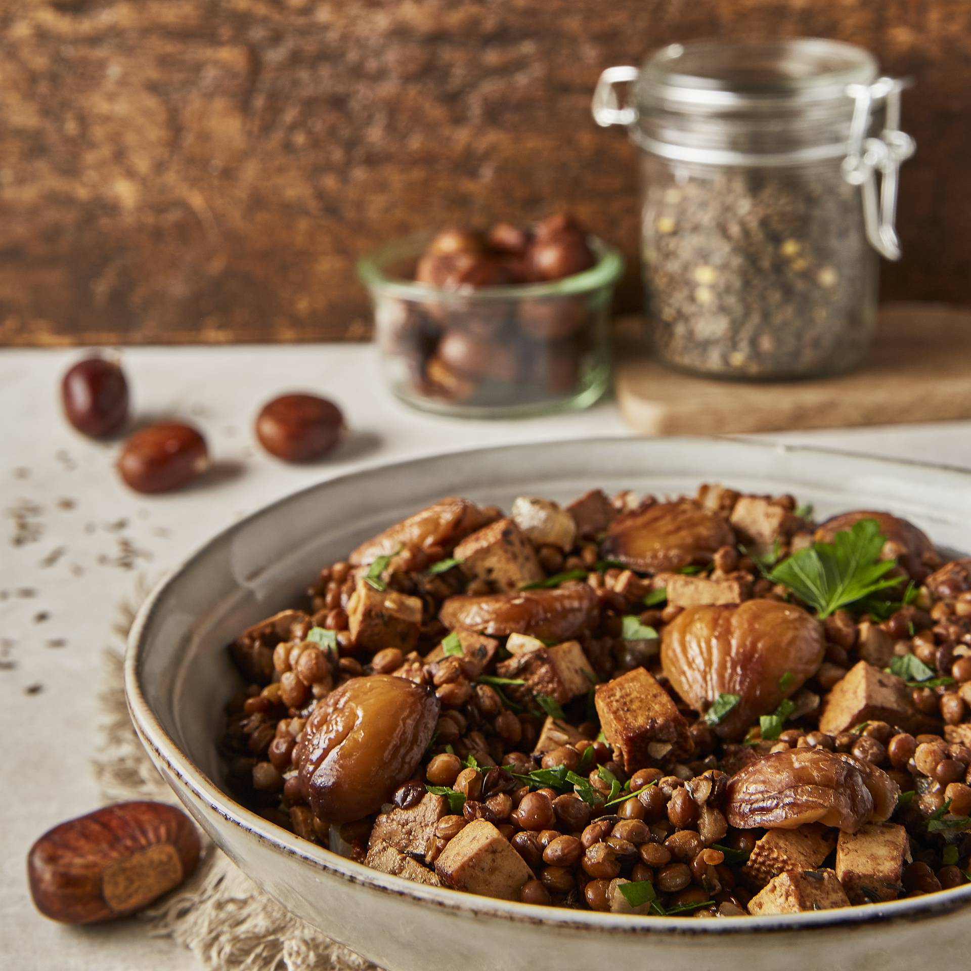 Lentejas con castañas - Receta Companion | Moulinex