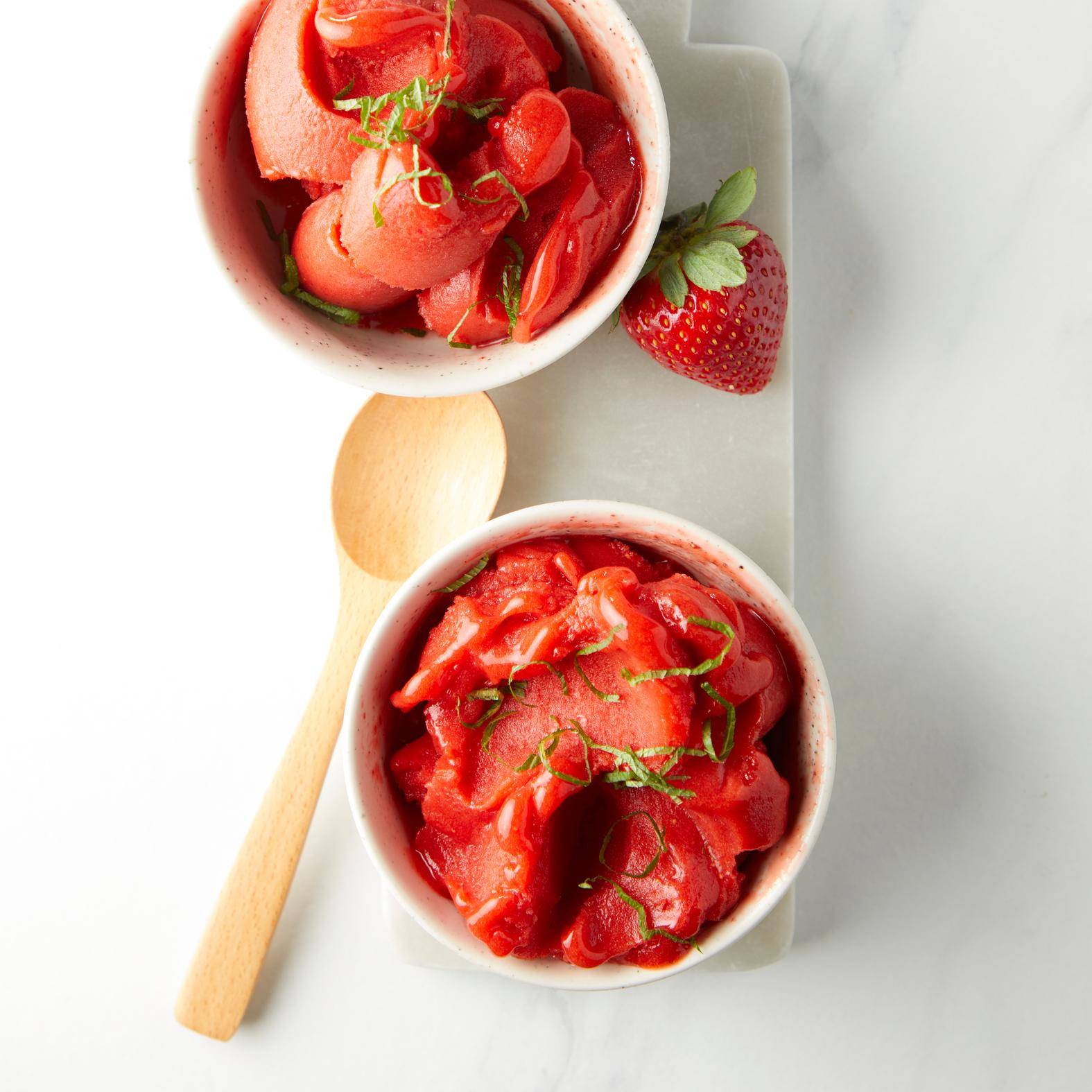 Helado de fresas - Receta Perfectmix Cook | Moulinex