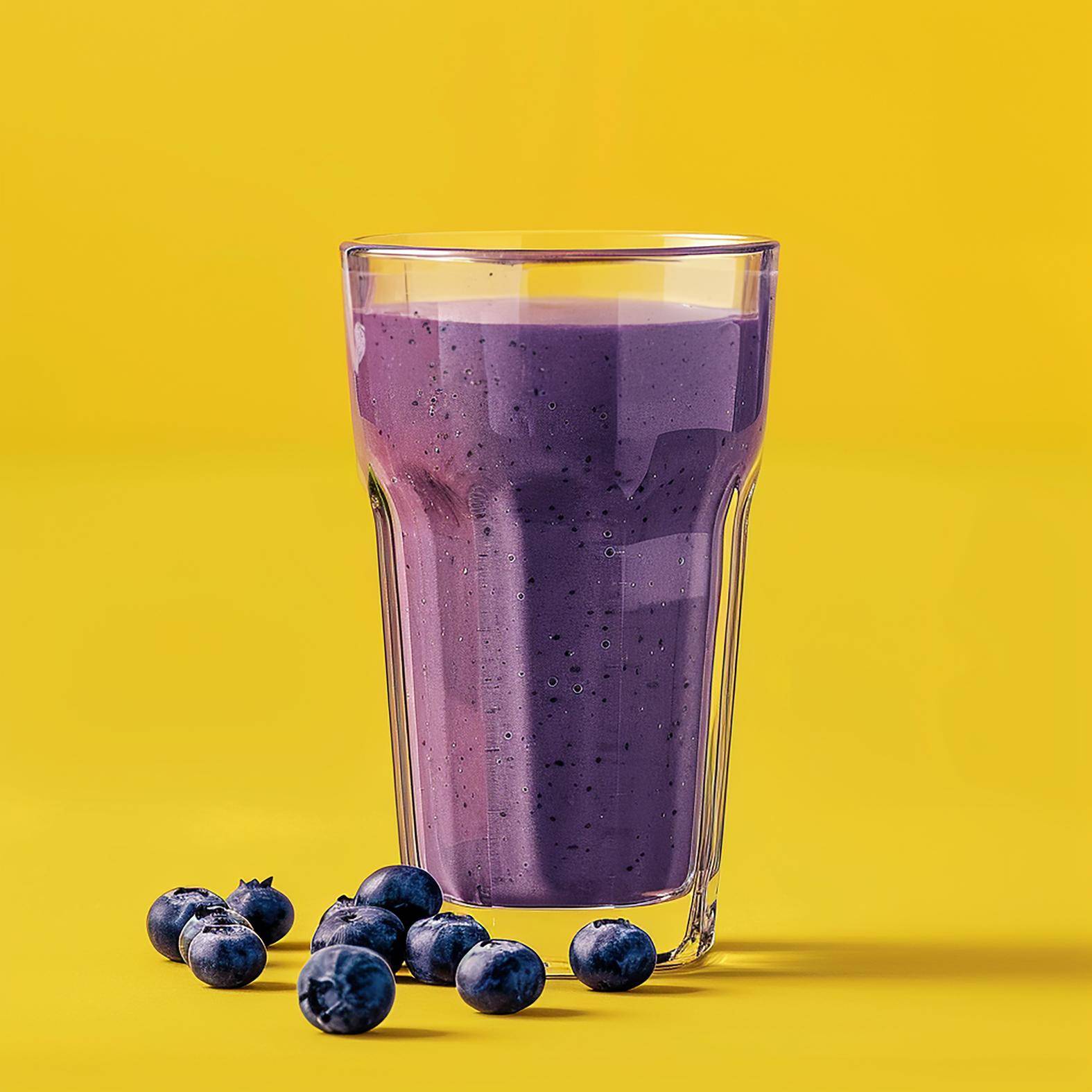 Bol de batido de arándanos y leche de avena - Receta Blend up | Moulinex