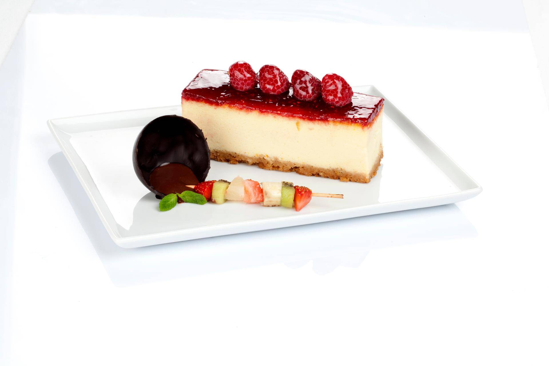 Cheesecake de frambuesa y granada Jordi Cruz - Receta Companion | Moulinex