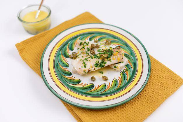 Lenguado con mantequilla de limón y hierbas - Receta Click&Cook | Moulinex