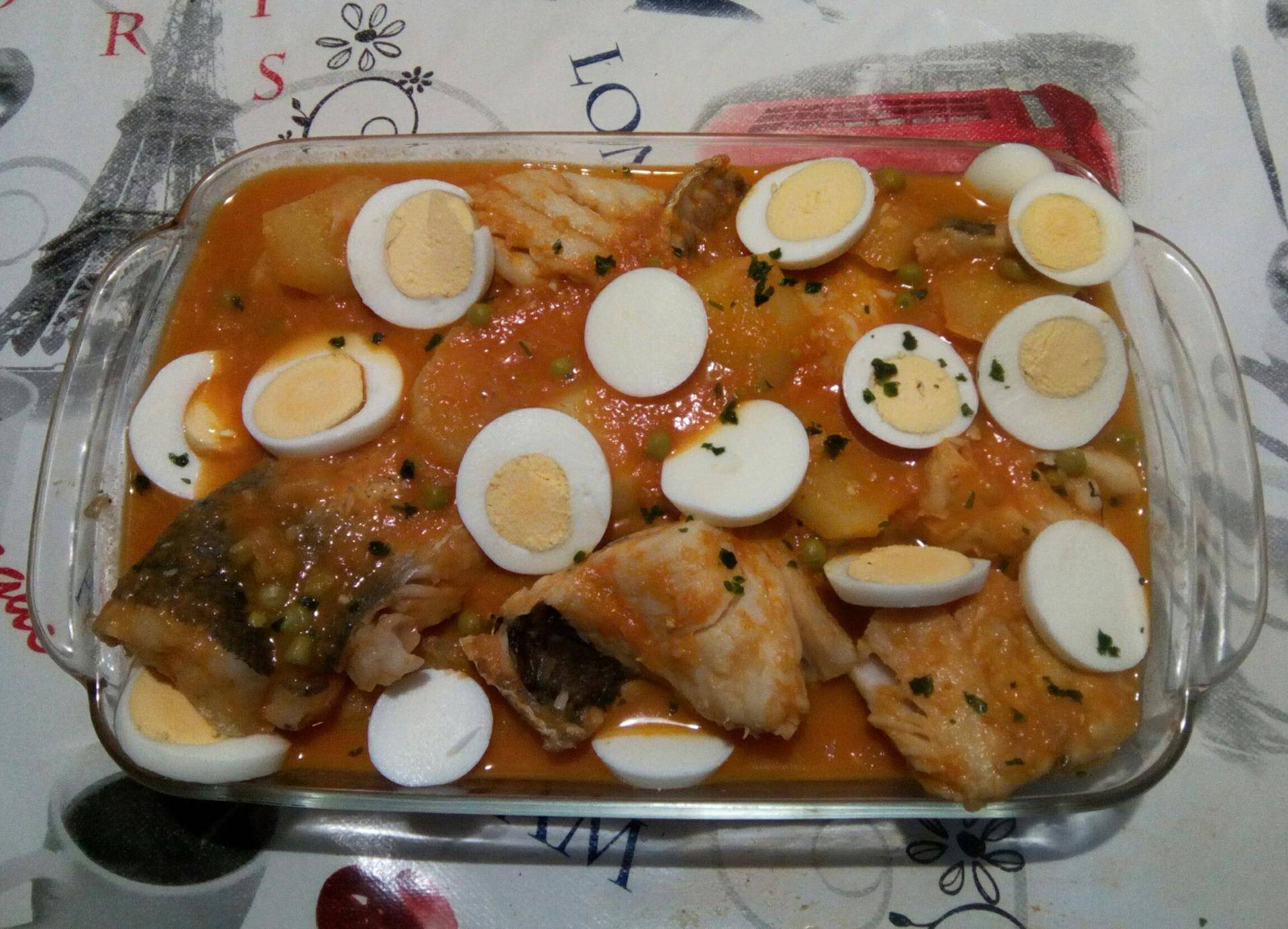 Merluza guisada - Receta Companion Connect XL | Moulinex