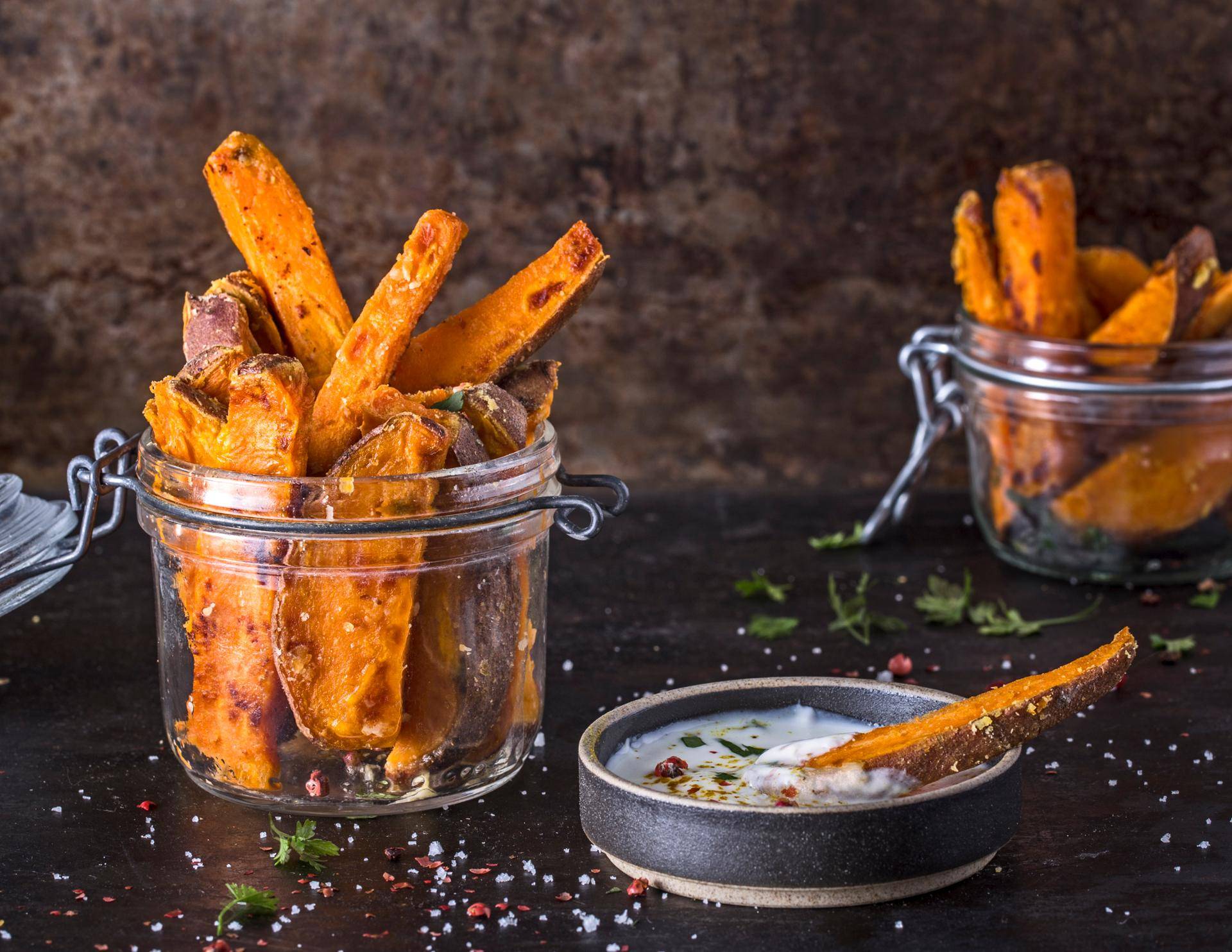 Patatas fritas de boniato Realfooding - Receta EASY FRY & GRILL 2 in 1 XXL | Moulinex