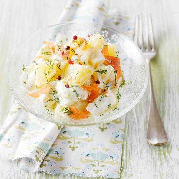 Ensalada de patatas y ahumados - Receta Click&Cook | Moulinex