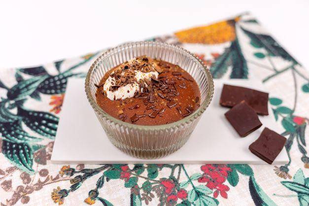 Cremoso de chocolate negro y nata - Receta Companion | Moulinex