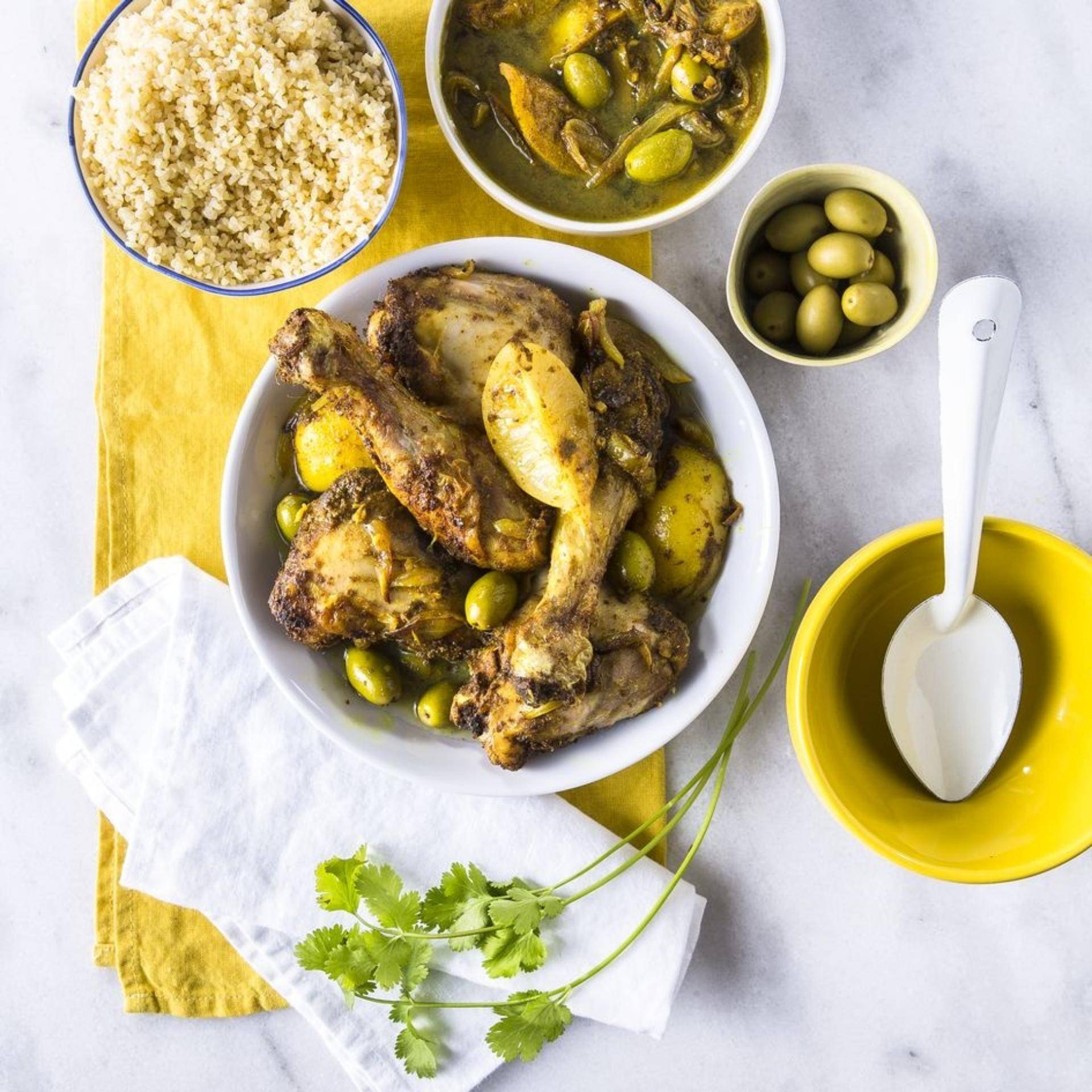 Tagine de Pollo Asado y Verduras con Especias - Receta Companion Connect | Moulinex