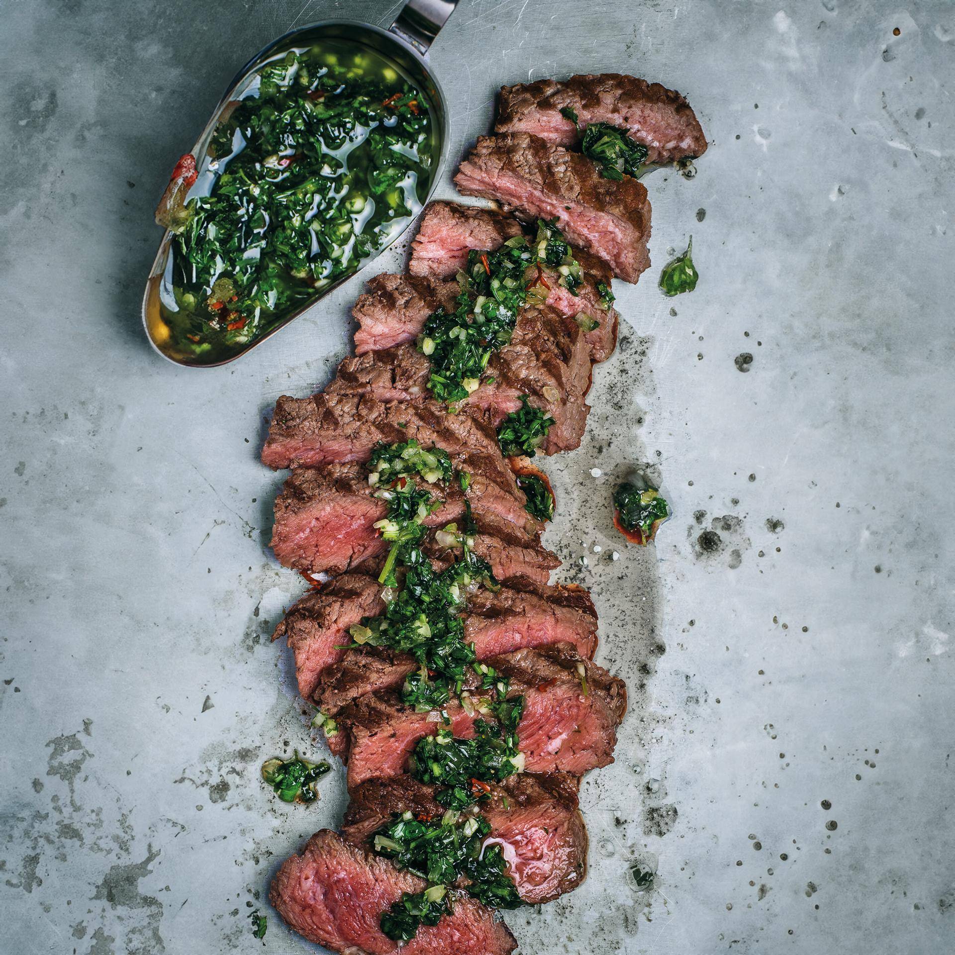 Filete al chimichurri - Receta Easy Fry Compact | Moulinex
