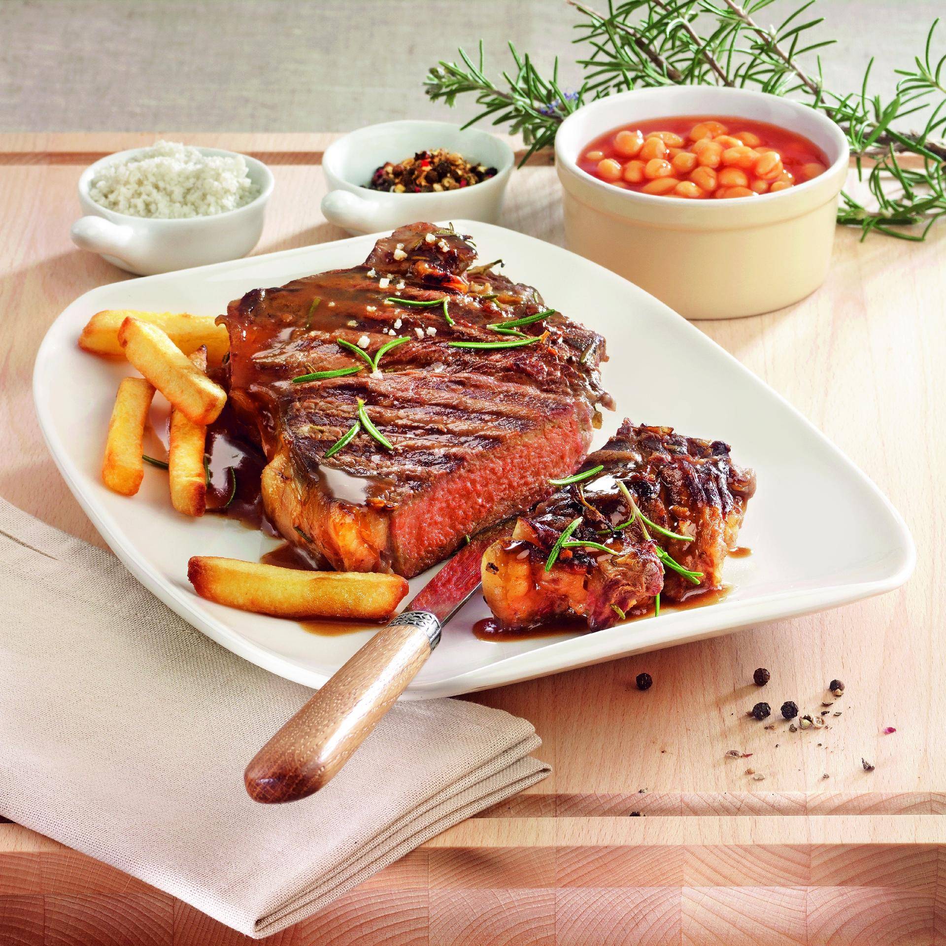 Filete marinado al whisky Prairie town - Receta OptiGrill + | Moulinex