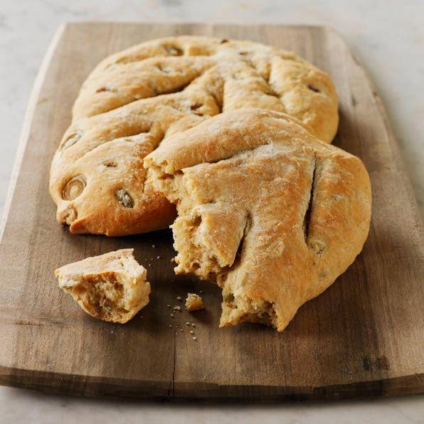Pan fougasse - Receta Companion | Moulinex