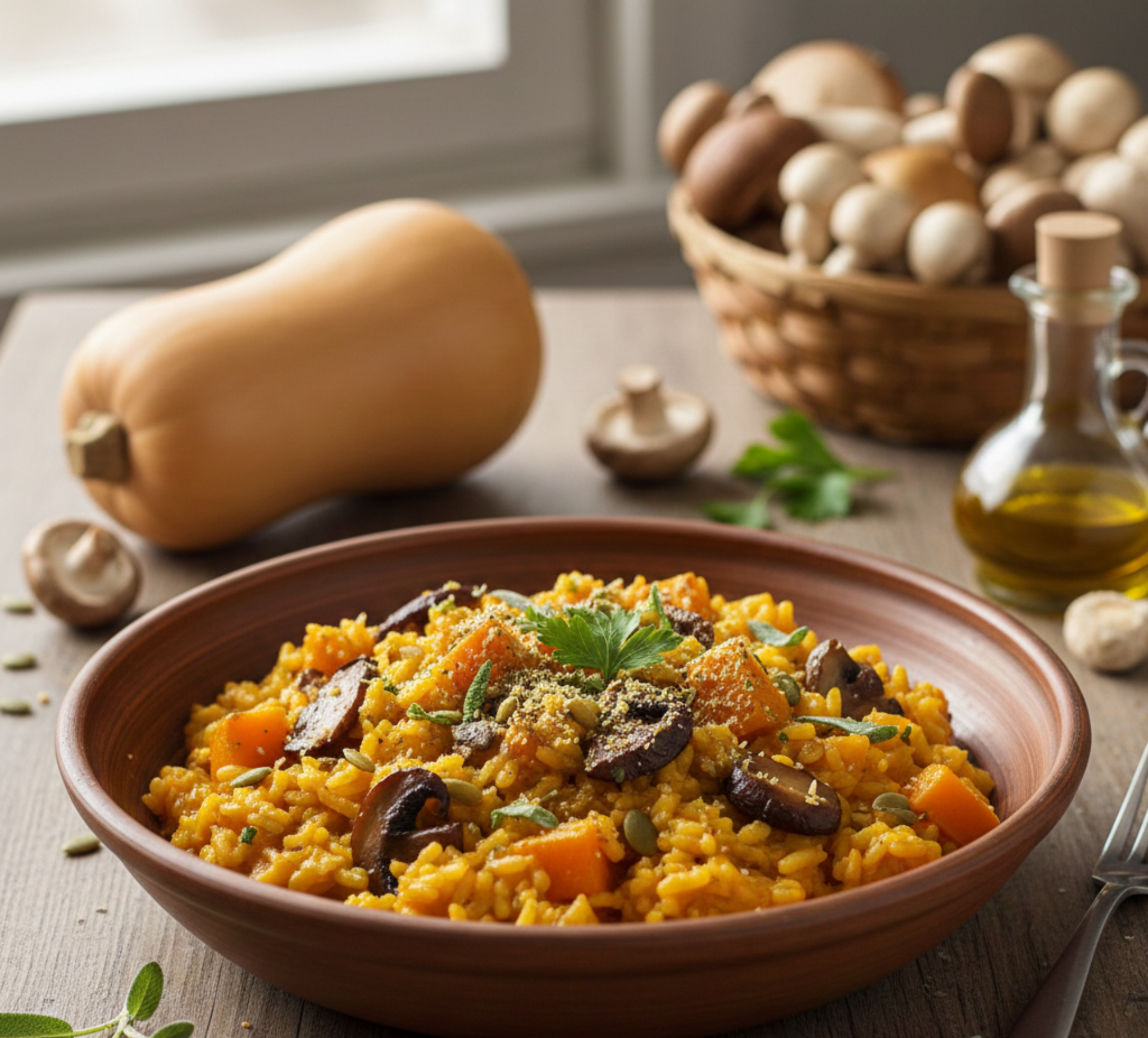 Risotto de calabaza y setas Realfooding - Receta Companion Connect | Moulinex