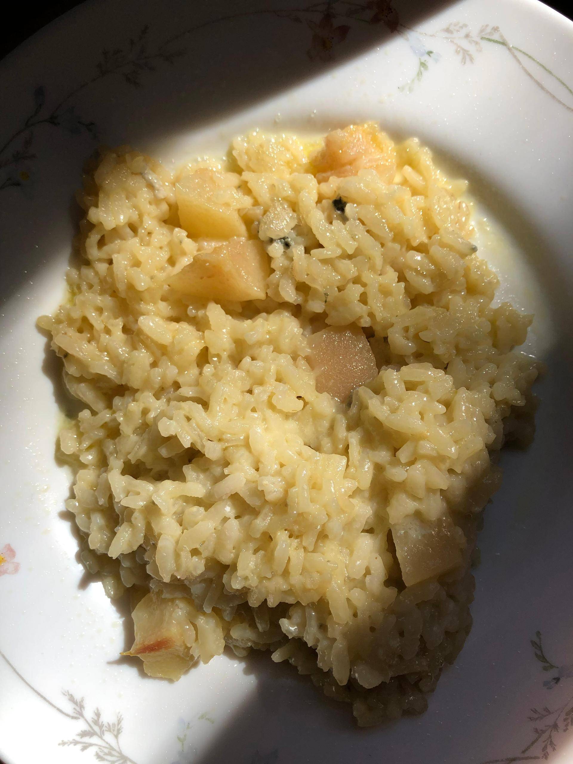Risotto con queso gorgonzola y pera o manzana - Receta Companion Connect XL | Moulinex