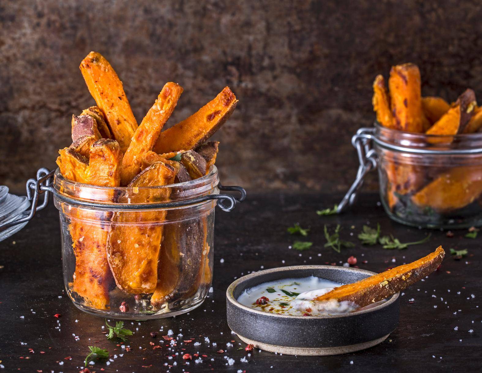 Patatas fritas de boniato - Receta EASY FRY & GRILL 2 in 1 XXL | Moulinex