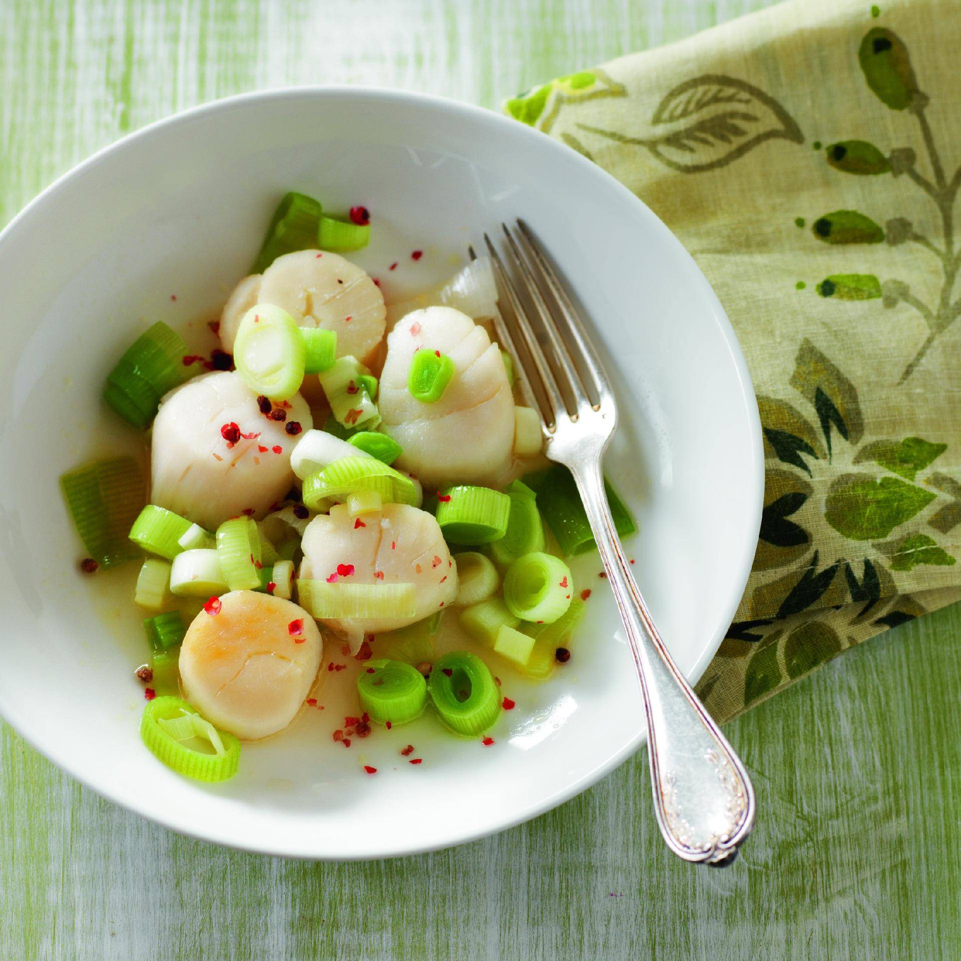 Vieiras con puerros - Receta Companion | Moulinex