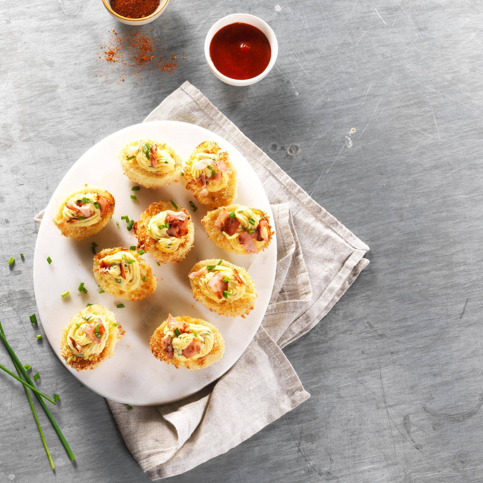 Huevos escoceses - Receta EASY FRY & GRILL 2 in 1 DIGITAL | Moulinex