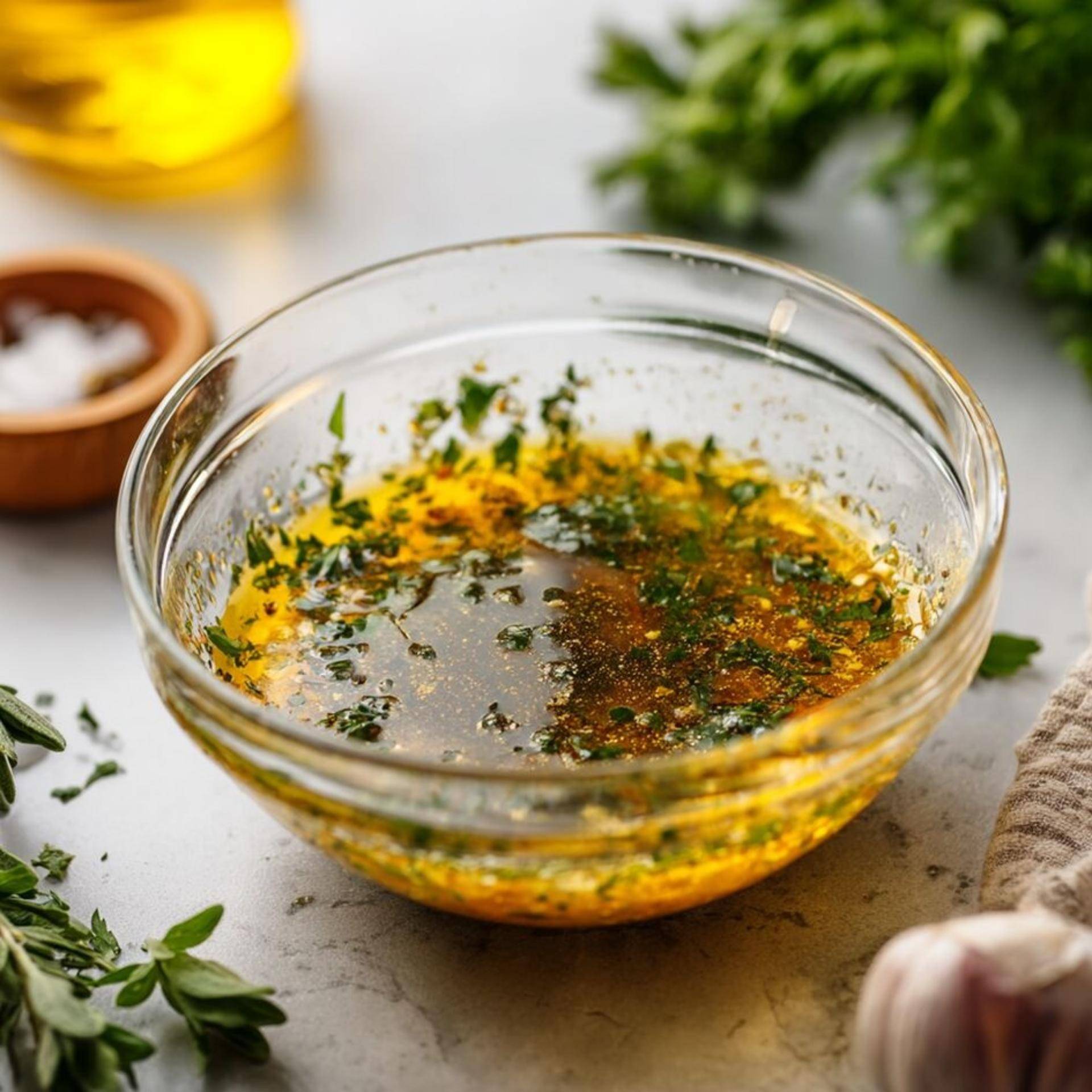 Vinagreta de limón y ajo - Receta Blendforce Cook | Moulinex