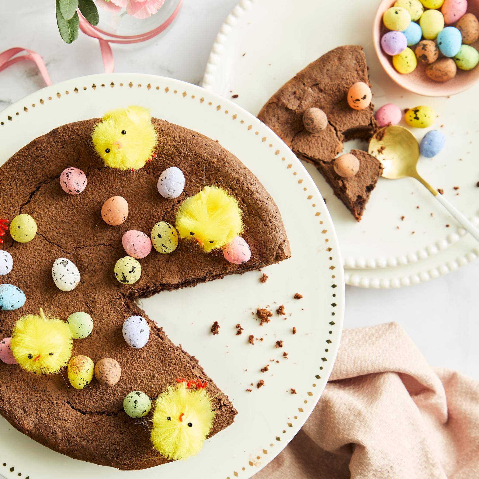 Brownie de huevo de Pascua (Paaseitjes brownies) - Receta Easy Fry Max | Moulinex