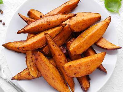 Patatas gajo de boniato - Receta Easy Fry Max | Moulinex