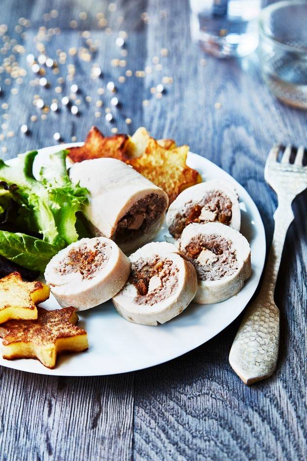 Rollo de ave con foie gras e higos - Receta Perfectmix Cook | Moulinex