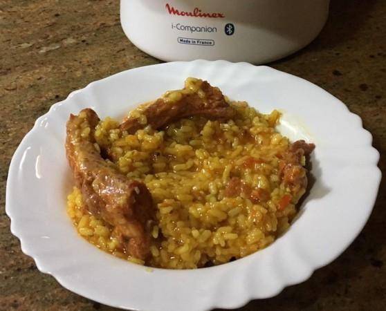 Arroz con costillas adobadas - Receta Companion Connect | Moulinex