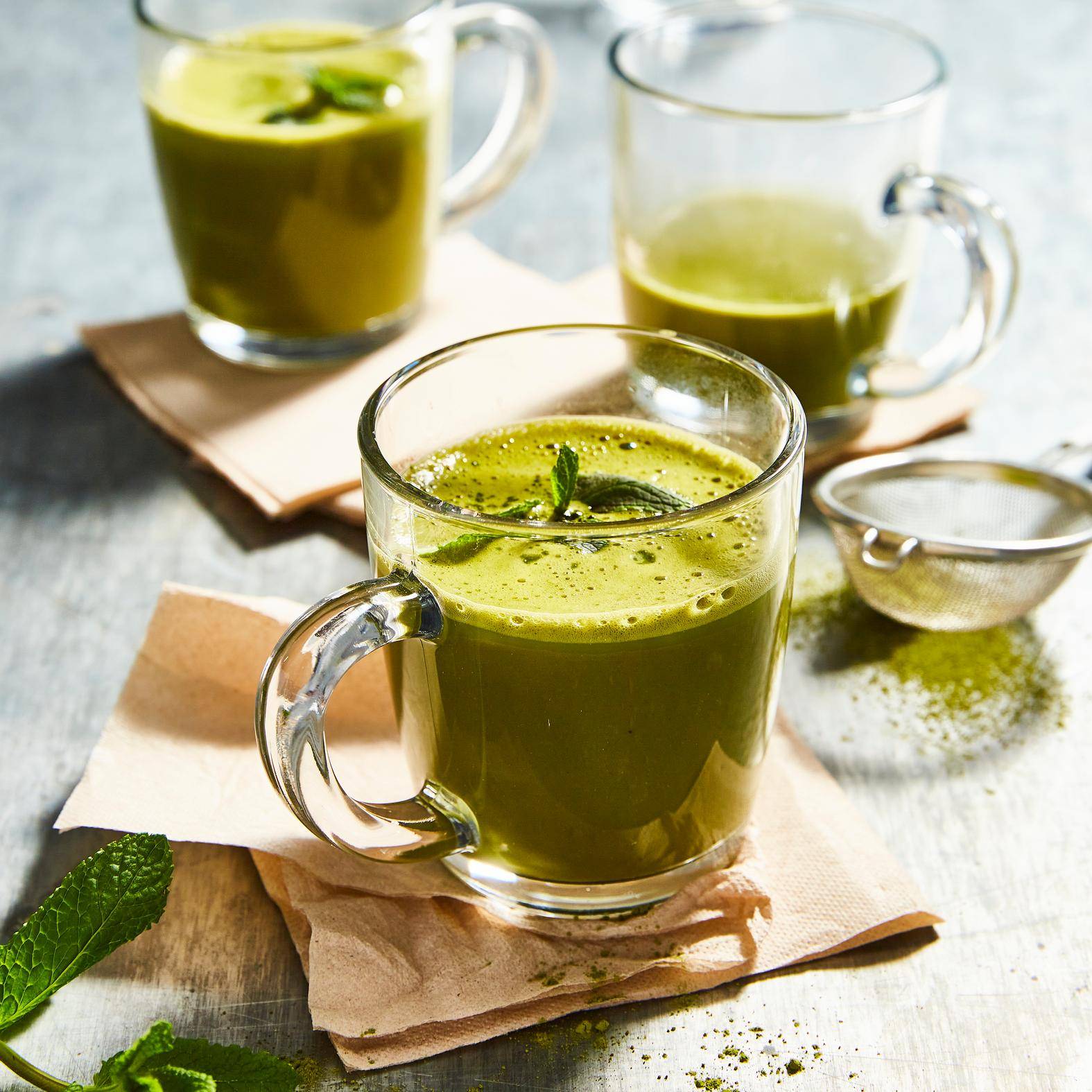 Matcha latte helado - Receta Blend up | Moulinex