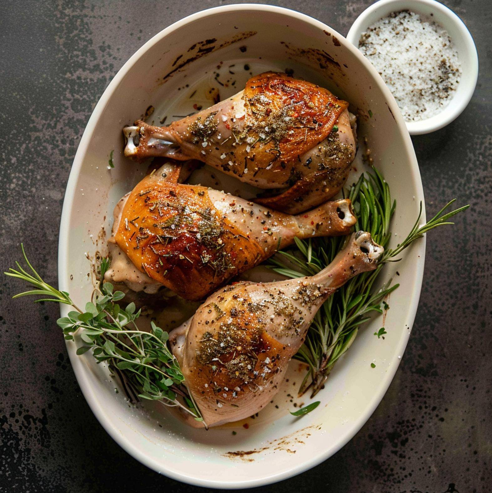 Muslos de pollo al horno - Receta Easy Fry Compact | Moulinex