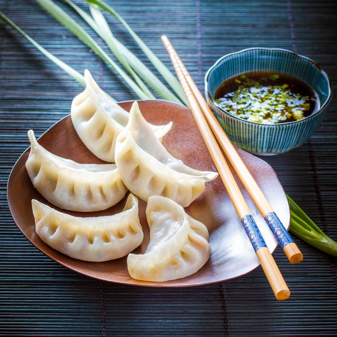 Dim sum con gambas - Receta Companion Connect | Moulinex