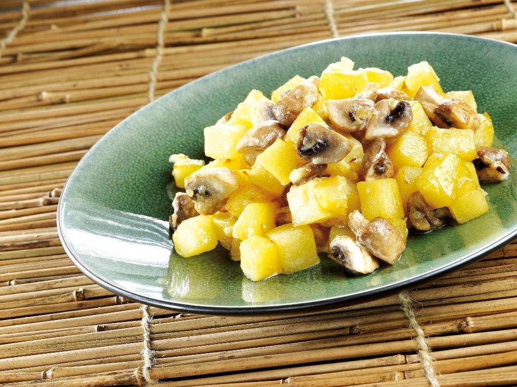Patatas con setas - Receta EASY FRY & GRILL 2 in 1 MECHANICAL | Moulinex