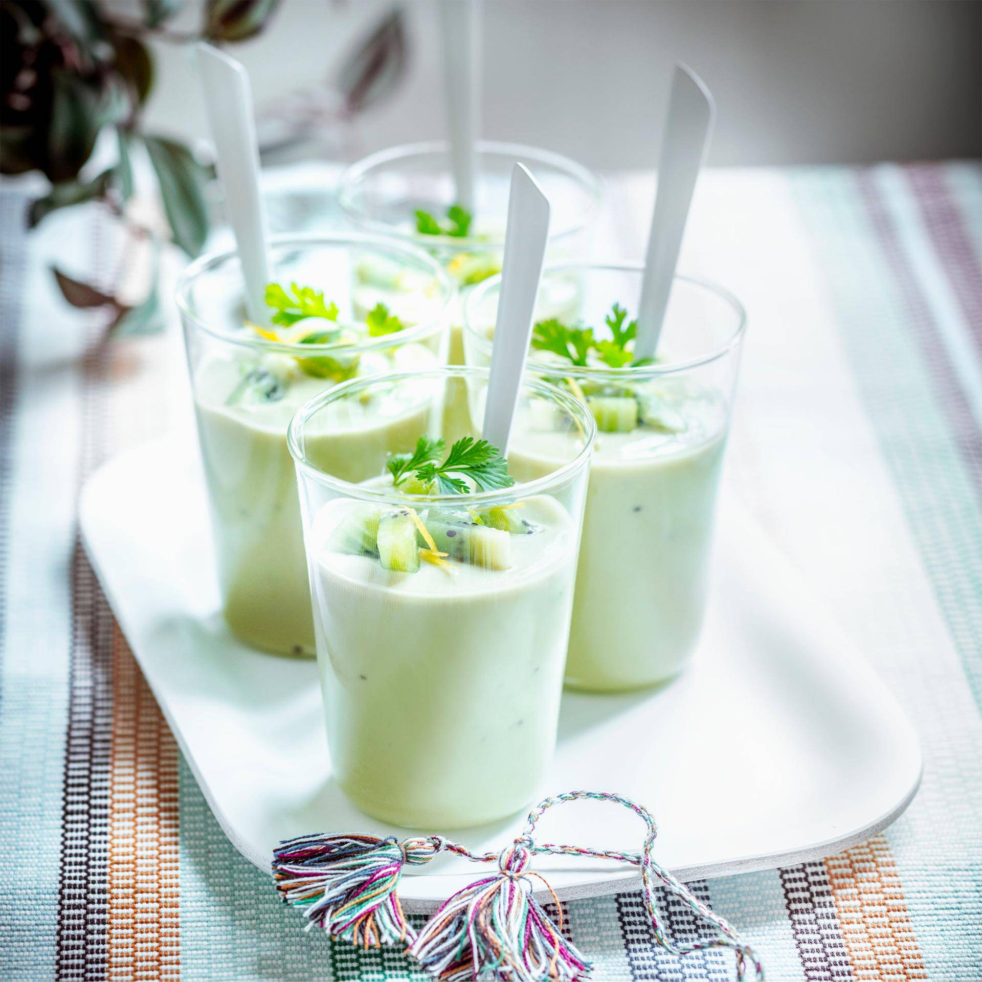 Batido de aguacate y kiwi - Receta Companion Connect | Moulinex