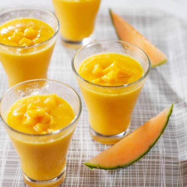 Gazpacho de melón y mango - Receta Companion | Moulinex