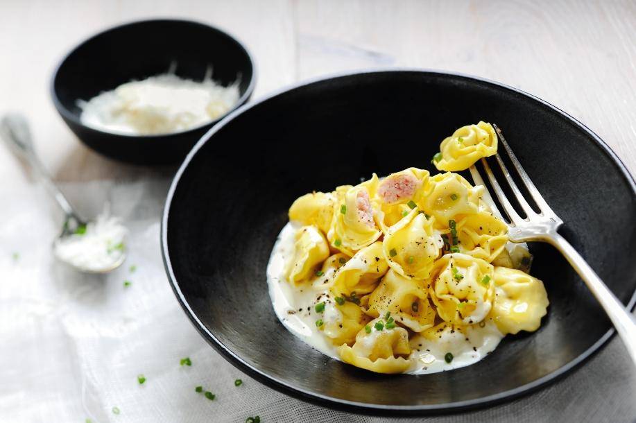 Tortellini de jamón y parmesano - Receta Cookeo | Moulinex