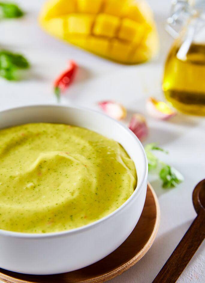 Vinagreta de mango y cilantro - Receta Perfectmix + | Moulinex