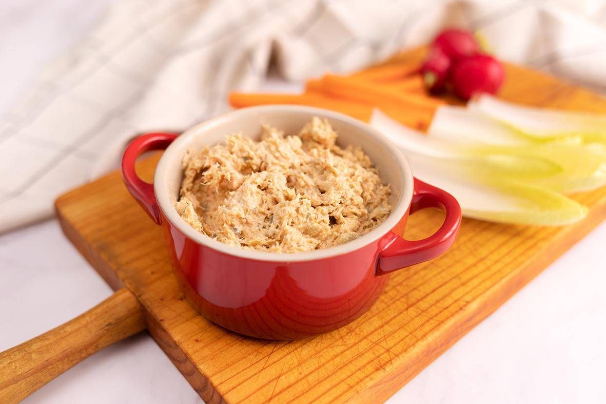 Paté de pescado con cruditées - Receta Click&Cook | Moulinex