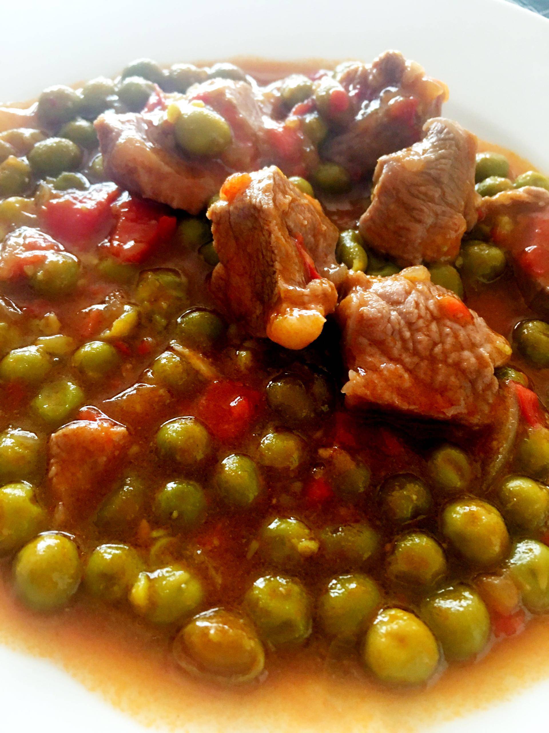 Pavo con guisantes - Receta Companion Connect XL | Moulinex