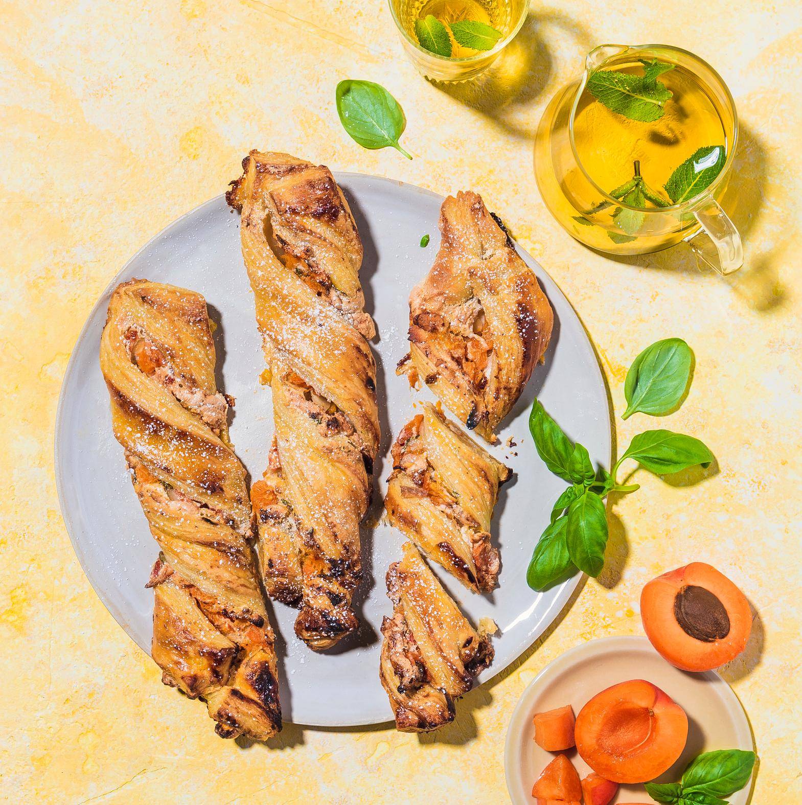 Pasteles de albaricoque y albahaca - Receta Companion | Moulinex