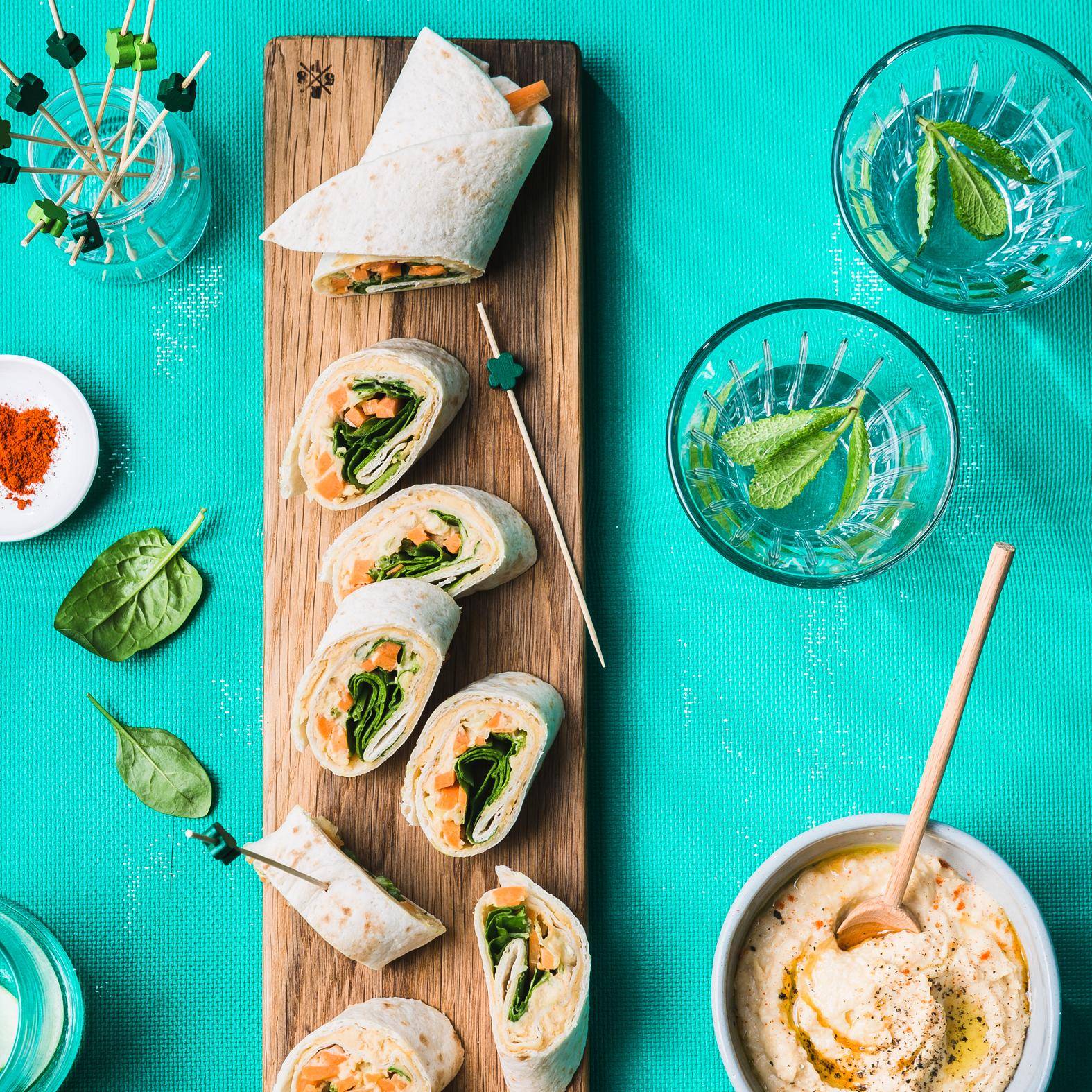 Wraps de garbanzos - Receta undefined | Moulinex