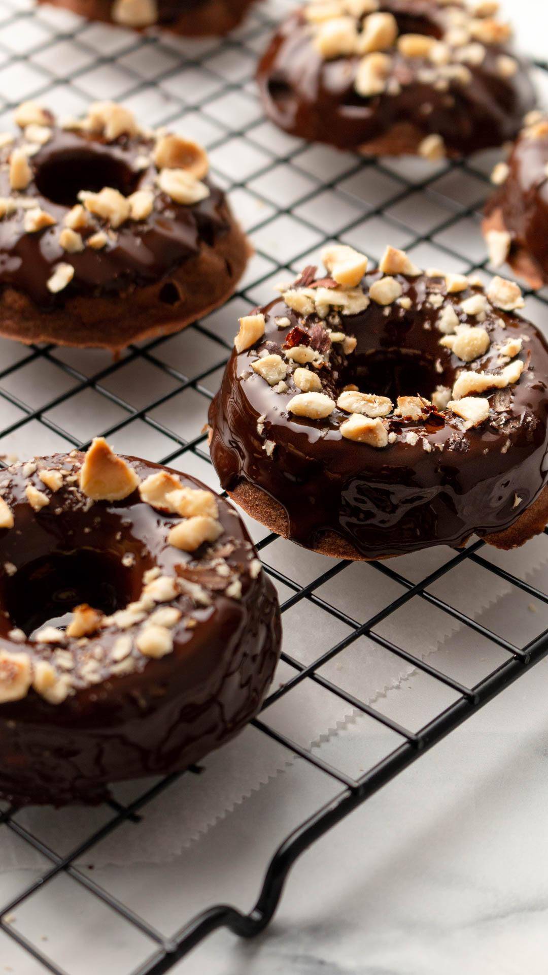 Donuts de chocolate y avellanas realfooding - Receta Infiny Mix + | Moulinex