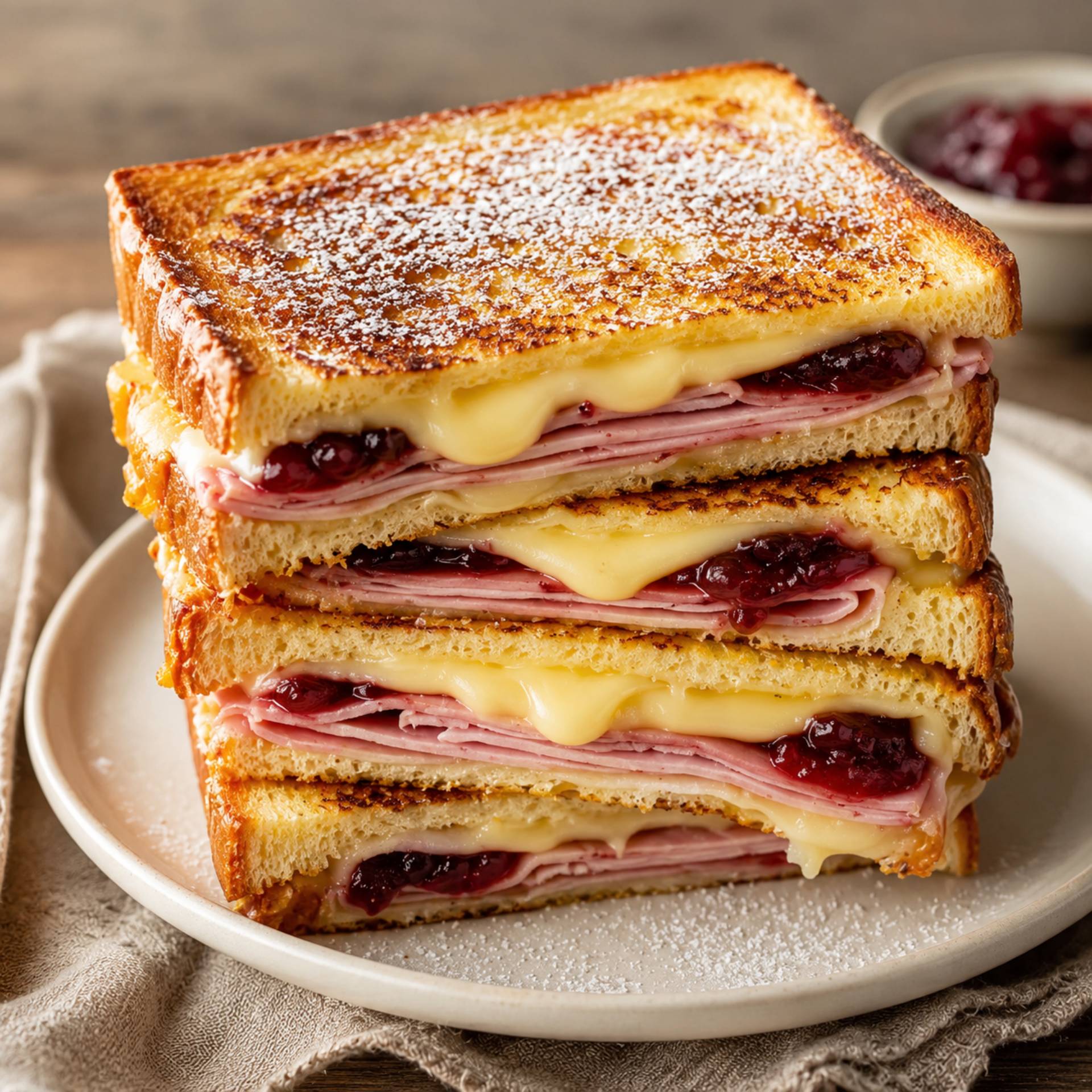 Sándwich Monte Cristo - Receta Crisp&Go 3P | Moulinex