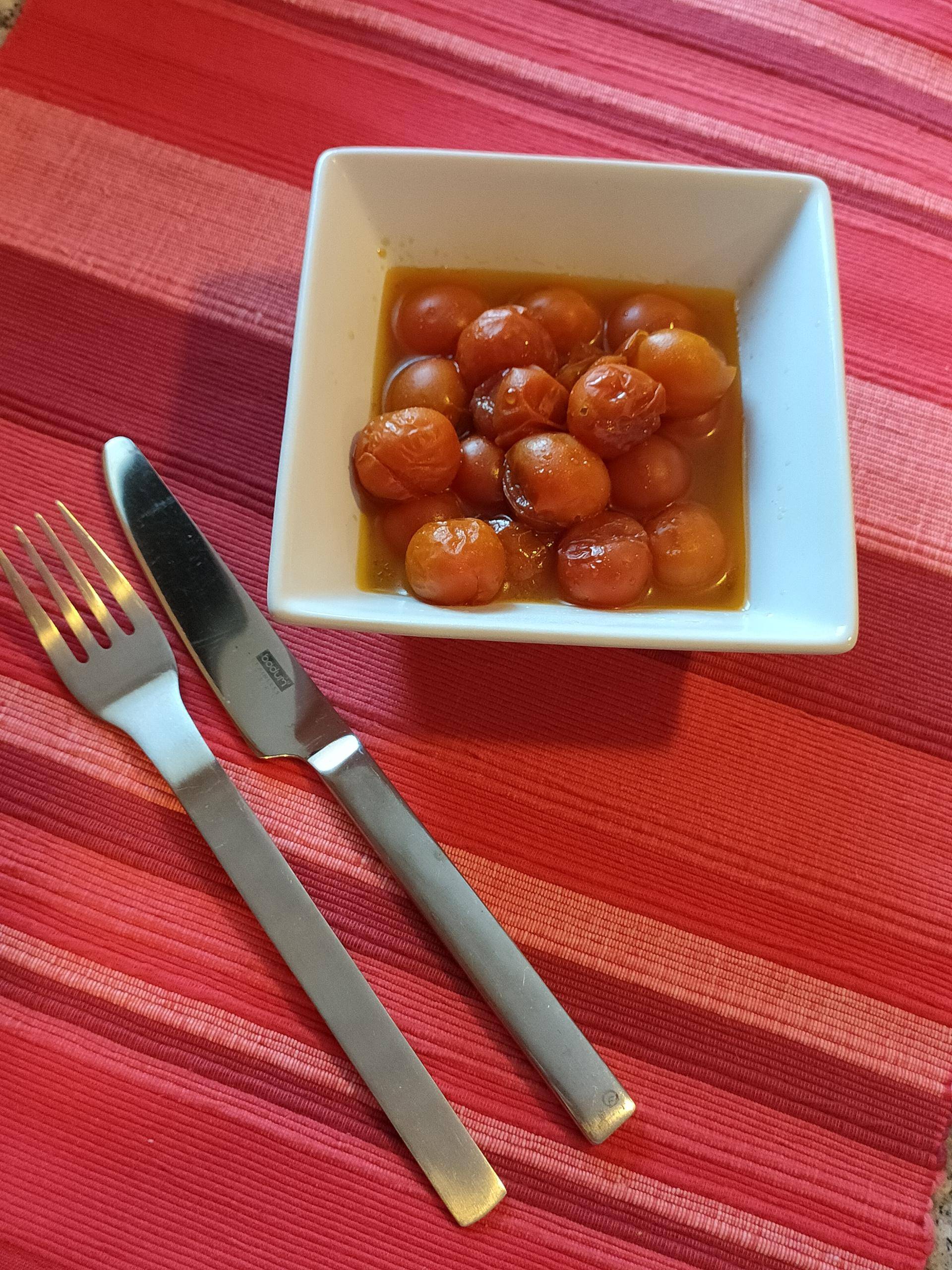Tomates cherry confitados - Receta Companion Connect XL | Moulinex