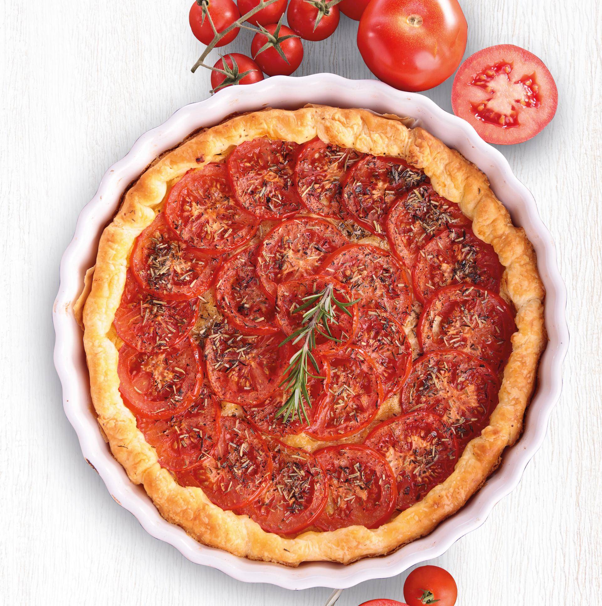 Tarta de tomate - Receta Multifunction Airfryer Oven Digital | Moulinex