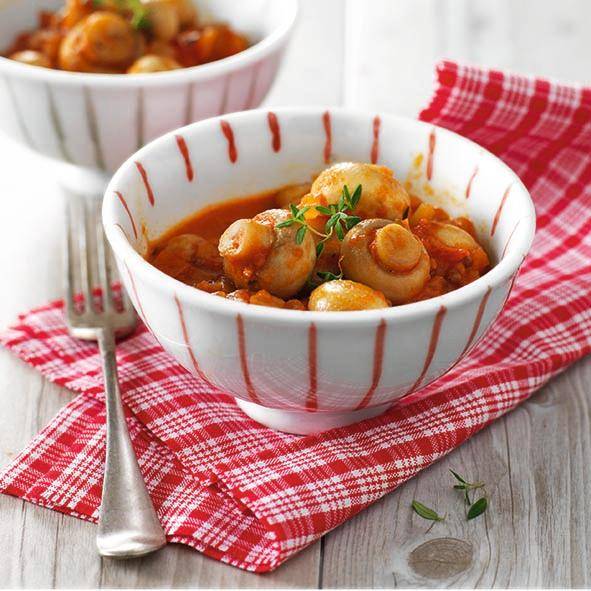 Champiñones al estilo griego - Receta ClickChef | Moulinex
