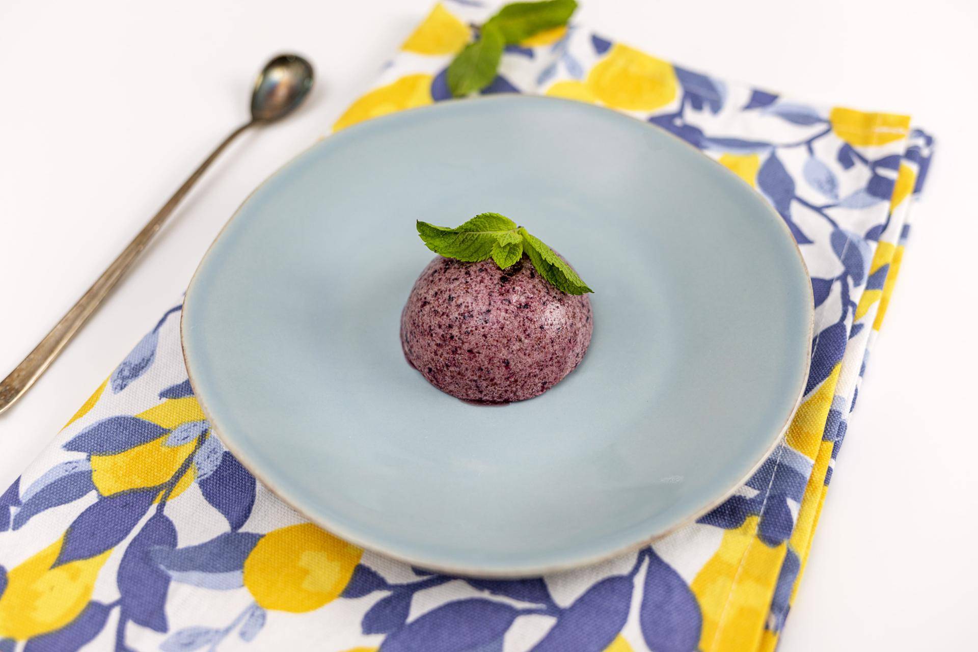 Mousse de arándanos y yogur - Receta Click&Cook | Moulinex