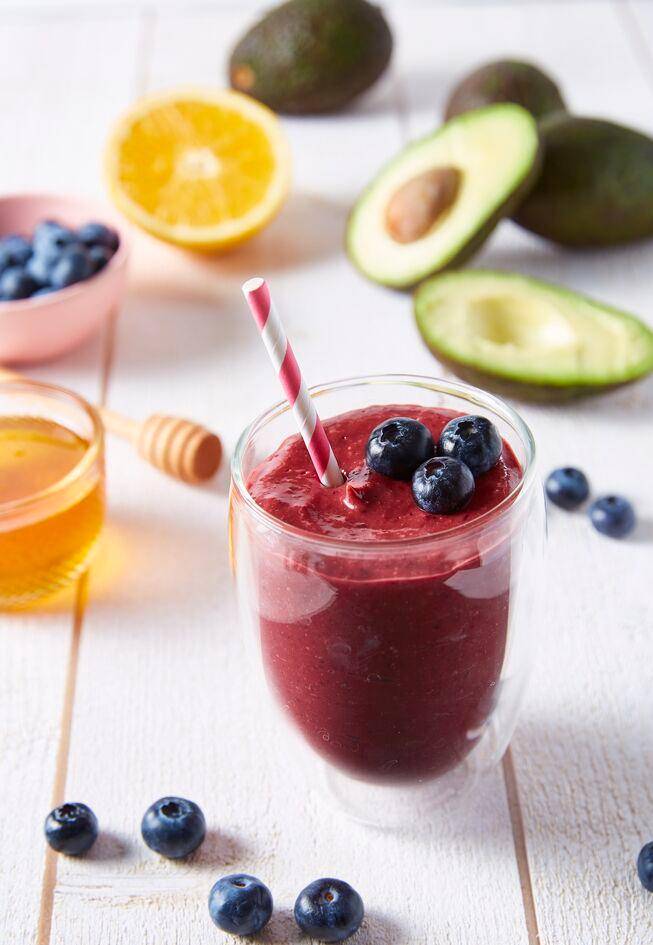 Smoothie de aguacate y arándanos - Receta Perfectmix + | Moulinex